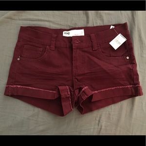 Burgundy RSQ shorts